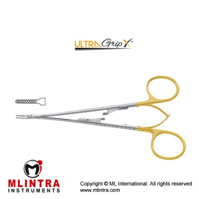 UltraGripX™ TC Diethrich Micro Needle Holder Stainless Steel, 26 cm - 10 1/2"